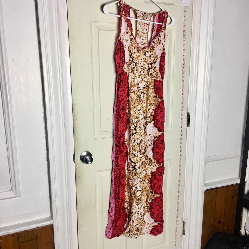 Forever21 contemporary dress maxi multicolor S